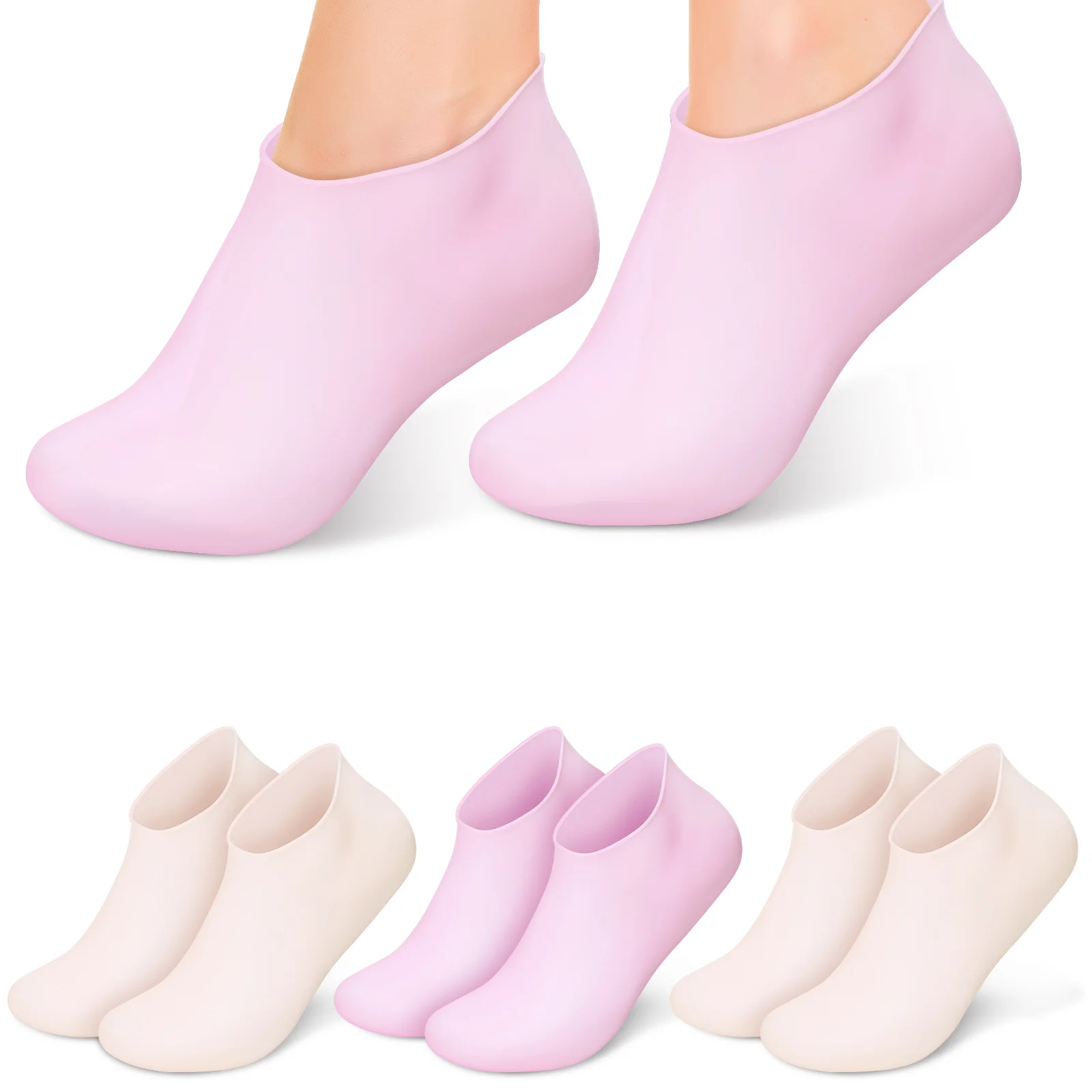 

Silicone Socks Spa Use Foot Moisturizing Supplies Protective Beauty for Women