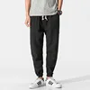 2024 Japanese Slacks Plus Size Chinese Style Bloomers Men's Linen Pants Men's Cotton Linen Pant Learm Pants Leggings 2