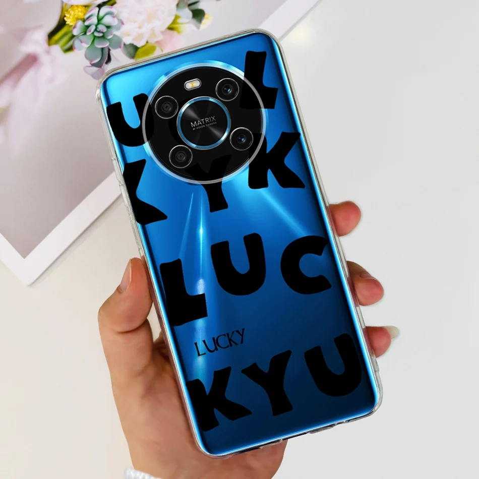 Elegant Printing Soft Silicone Clear TPU Protective Phone Case