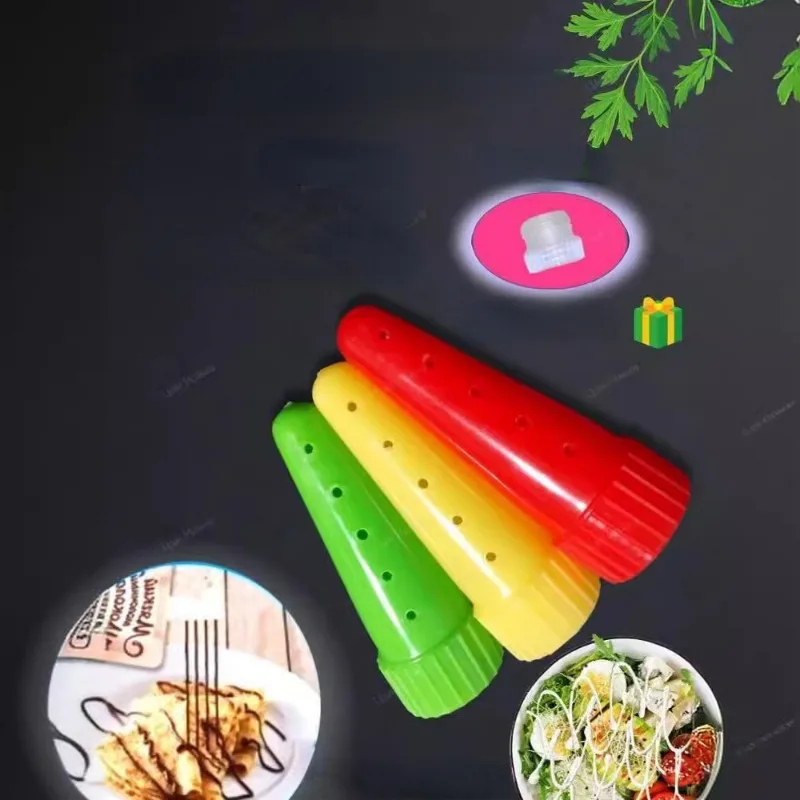 Pastry Tools Sauce Dispenser Seasoning Sauce Dispenser Pastry Nozzle Set Mounting Nozzles Salads Pizza Desserts Etc. Bakery Products