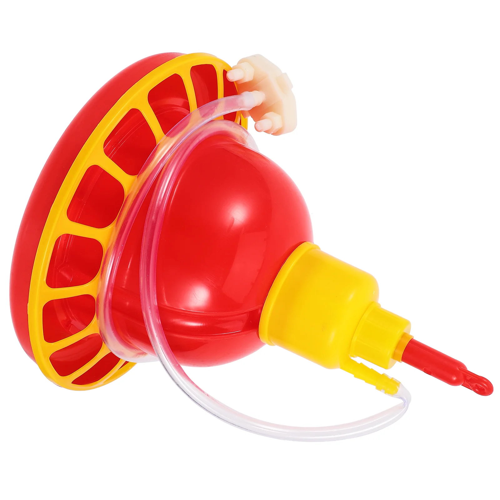 

Water Feeder Poultry Plastic Large Holder Feeding Supplies Chicken Waterer Red Automatic for