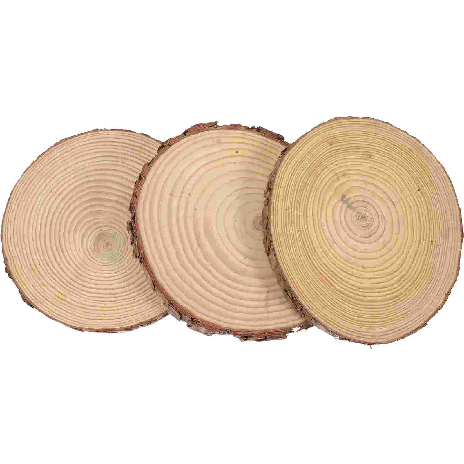 

Outdoor Wooden Stepping Stones Walkway Patio and Paver Decorative Garden Log for