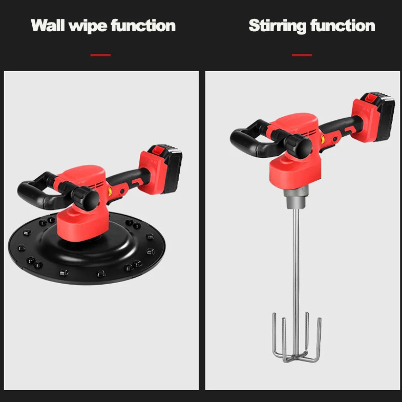 Portable Wall Smoothing Polisher Handheld Cement Mortar Plasterer Leveling Machine Power Trowel