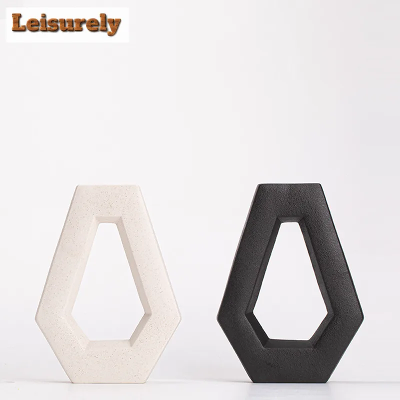 Six Contract Flower Bottle Ceramic Flower Vase Living Room Decoration Vase For Plant Desktop Ornament Arrangement Wedding Decor