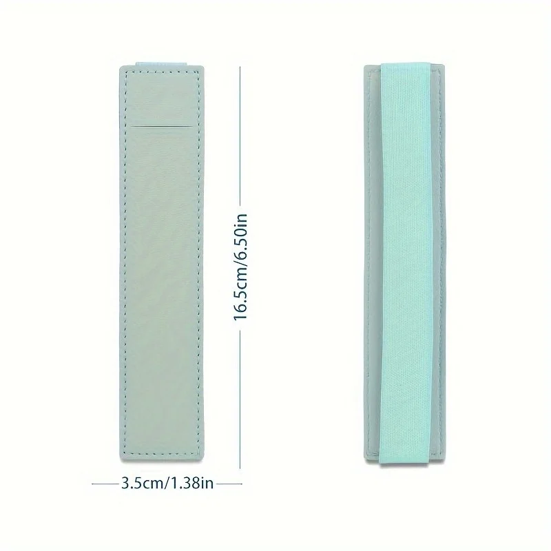 4pcs Adjustable Elastic Band Pen Holder PU Leather Pen Sleeve Pouch Elastic Notebook Pen Holder Detachable 6