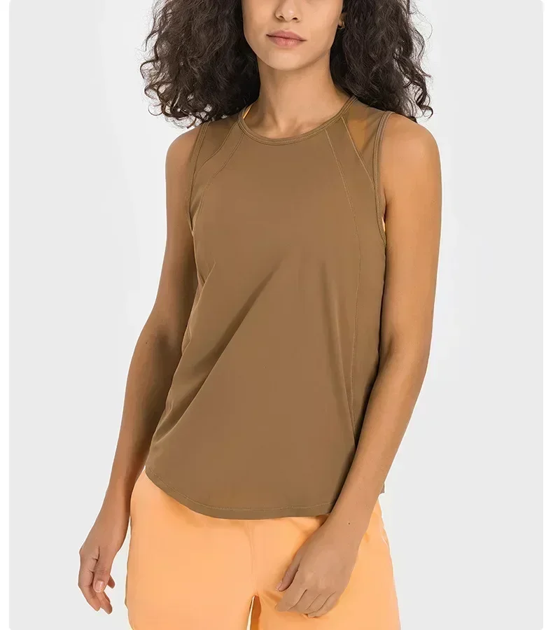 Women Sculpt sports vest Yoga Top Loose Fit Workout Tank Gym Wear Sleeveless Back Hollow Sportswear Running Sport Shirts