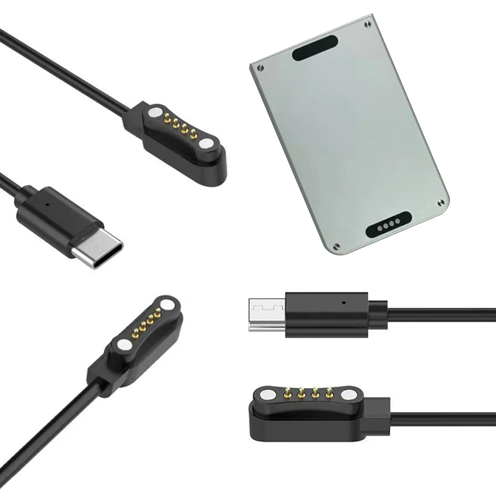 마그네틱 충전기 3.3FT 고속 충전 및 안전 보호 노트/프로 AI 음성 녹음기 액세서리용 USB-C 충전기