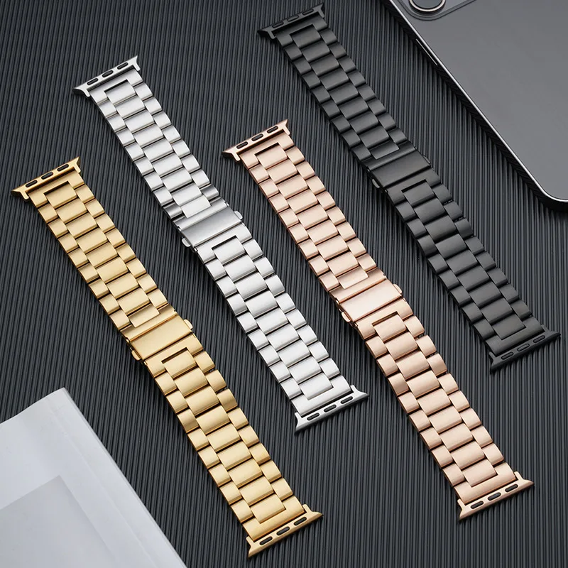 Premium Stainless Steel Watch Strap Bracelet - Elegant and Durable Design