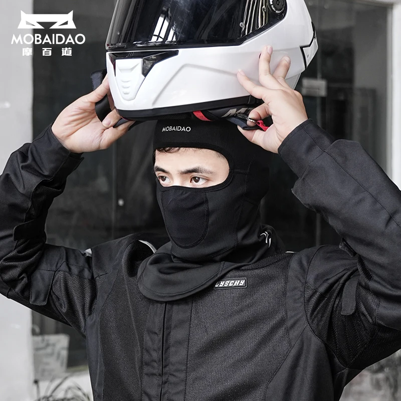 MOBAIDAO 남녀공용 발라클라바 오토바이 페이스 마스크, 가을 겨울 플리스 안감 방풍 풀페이스 커버 야외 스포츠용