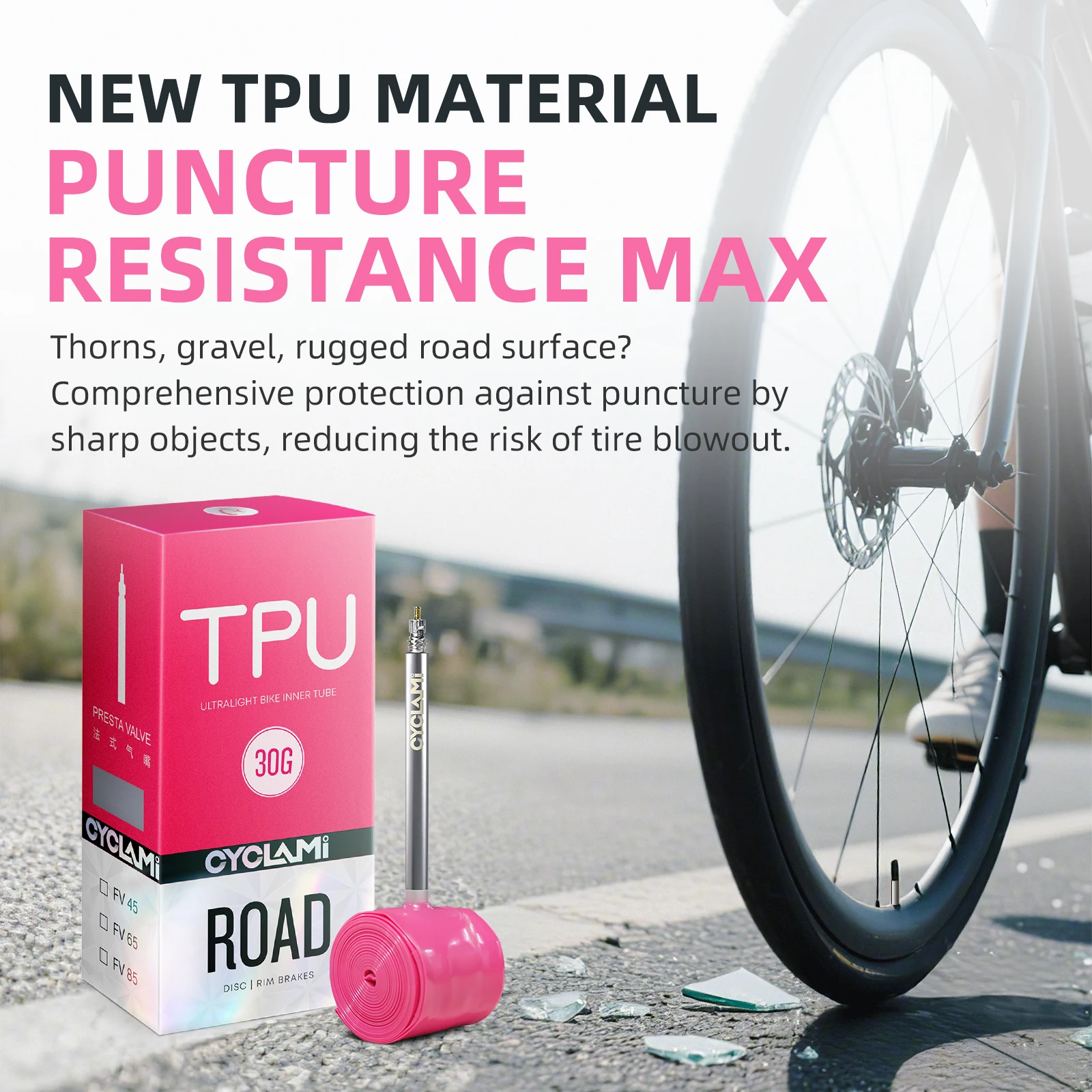 Tpu Best Bicycle Inner Tube CYCLAMI Super Light Bike Inner Tube