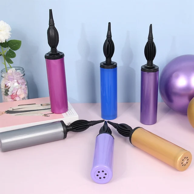 Pompe à ballons, accessoires de ballons, gonfleur de ballons, pompe à Air à poussée manuelle, outils de décoration pour mariage, saint-valentin, fête d'anniversaire 5