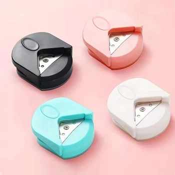 1/4pc R4 Carta Arrotondata Taglierina Angolo Più Arrotondatore di Carta Portatile Foro Trimmer Angolo Bordo Punch Foto Scrapbook Ufficio FAI DA TE Strumento Artigianale