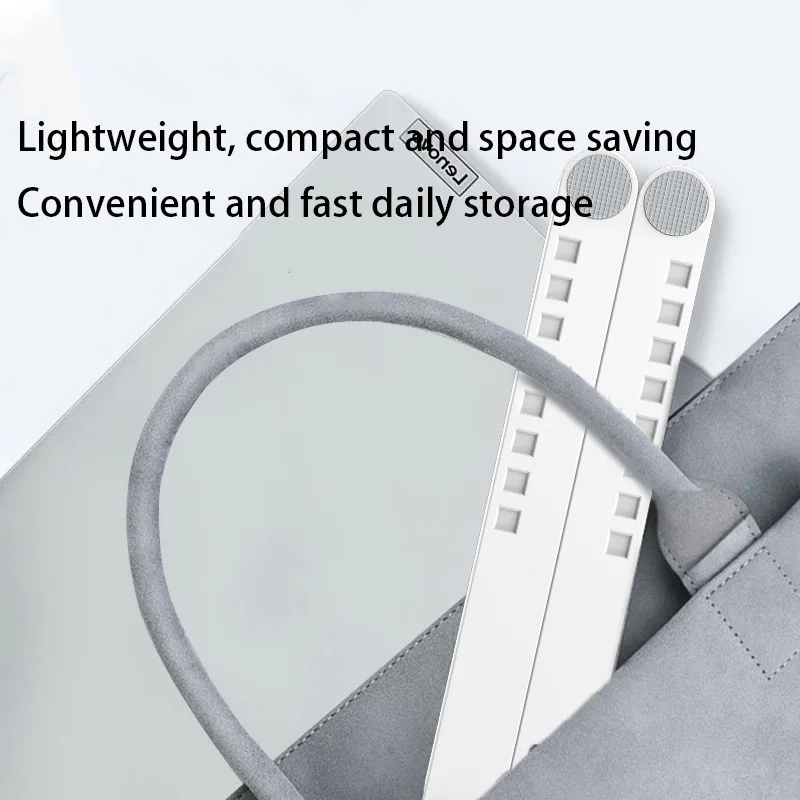 Laptop Stand Lenovo X1 Cooling Stand 8-Speed Adjustable Portable Laptop Foldable White