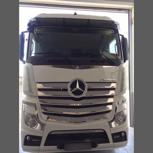 Mercedes Actros MP4 / MP5 TOP OF STEP CHROME Super Polished S.Stell 2 Pcs.