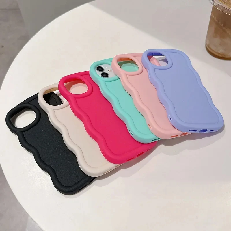 Candy Color Silicone Soft Mobile Phone Case