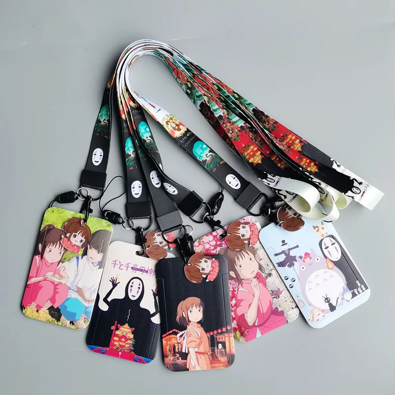 Dragon Ball Colored Campus ID Lanyard Clip Card Sleeve Anime