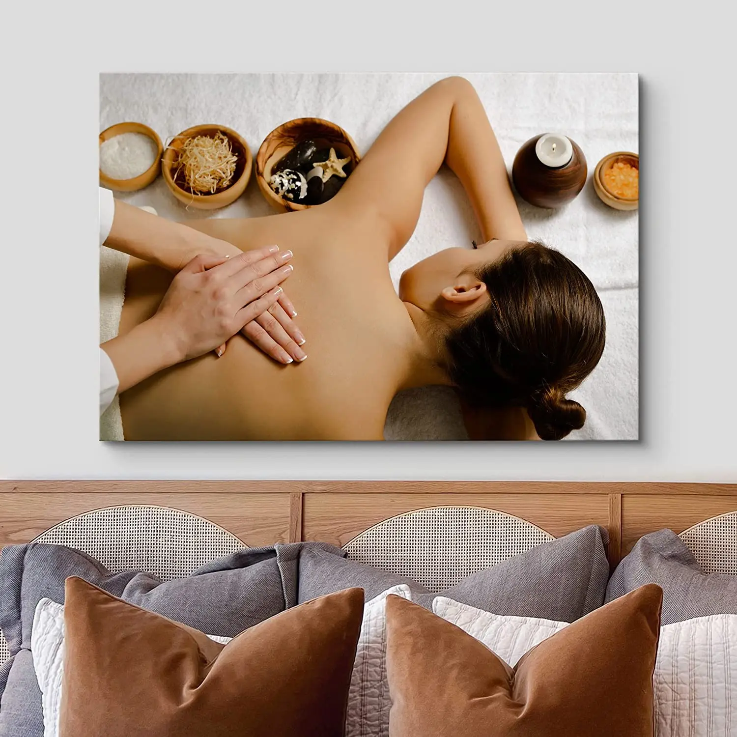 

Yoga Massage Zen Spa Meditation Epsom Salt Posters Pictures Canvas Wall Art Home Decor Paintings for Living Room Decoration