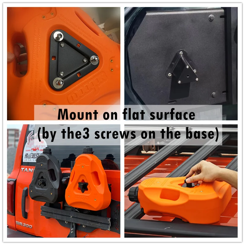 6L Spare Fuel Can Tank Petrol Water Tanks Jerrycan Gas Can Gasoline Oil Container Fuel-jugs Motorcycle Car With Spout