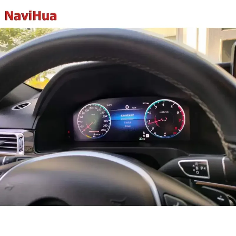

Car LCD Panel Virtual Cockpit Speedometer Digital Cluster instrument LCD Center Speedmeters For Mercedes Benz E Class W207/W212