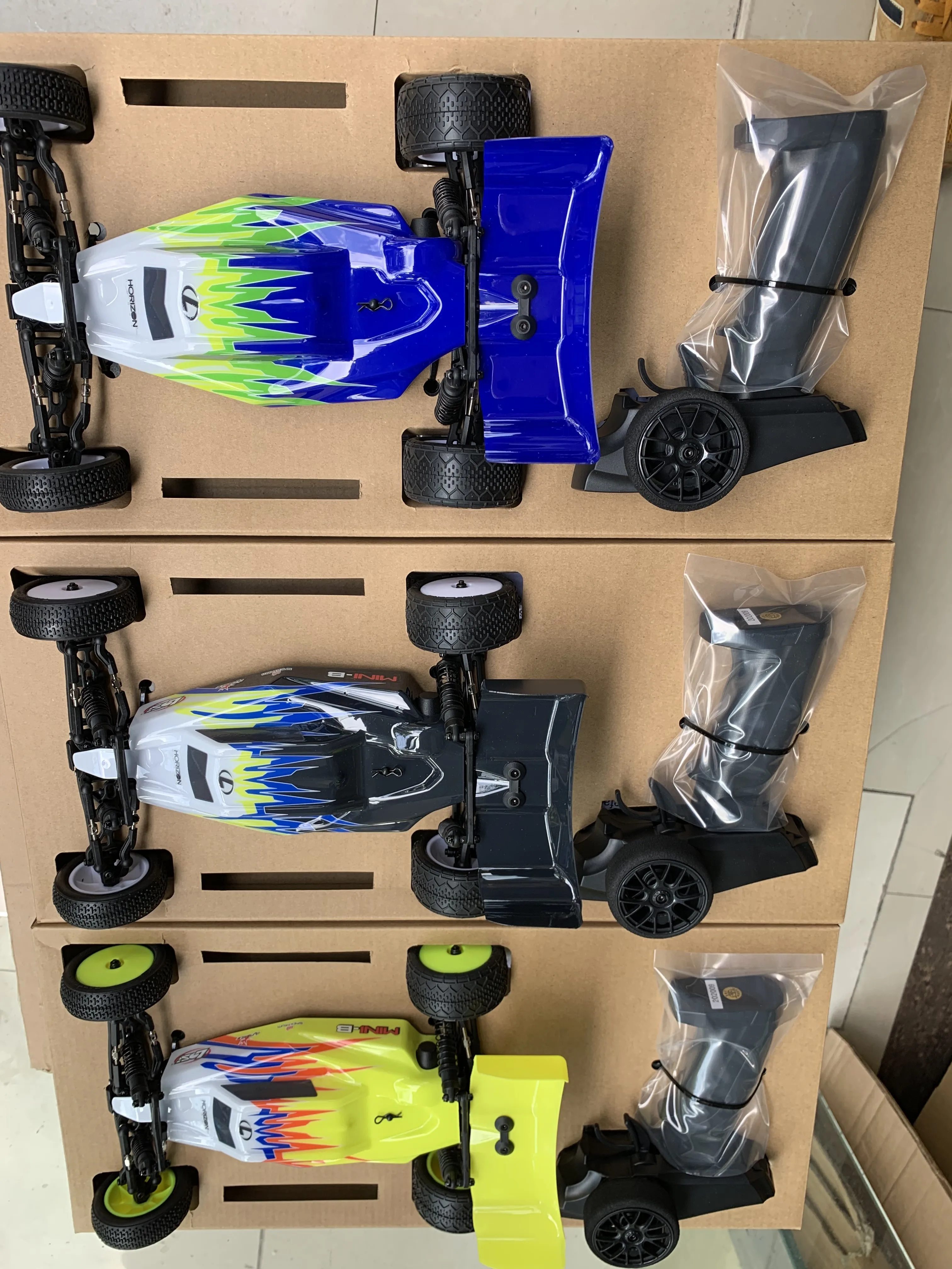 LOSI116MiniBBrushedRTR2WDBuggyYellowBlackPurpleLOS01016not