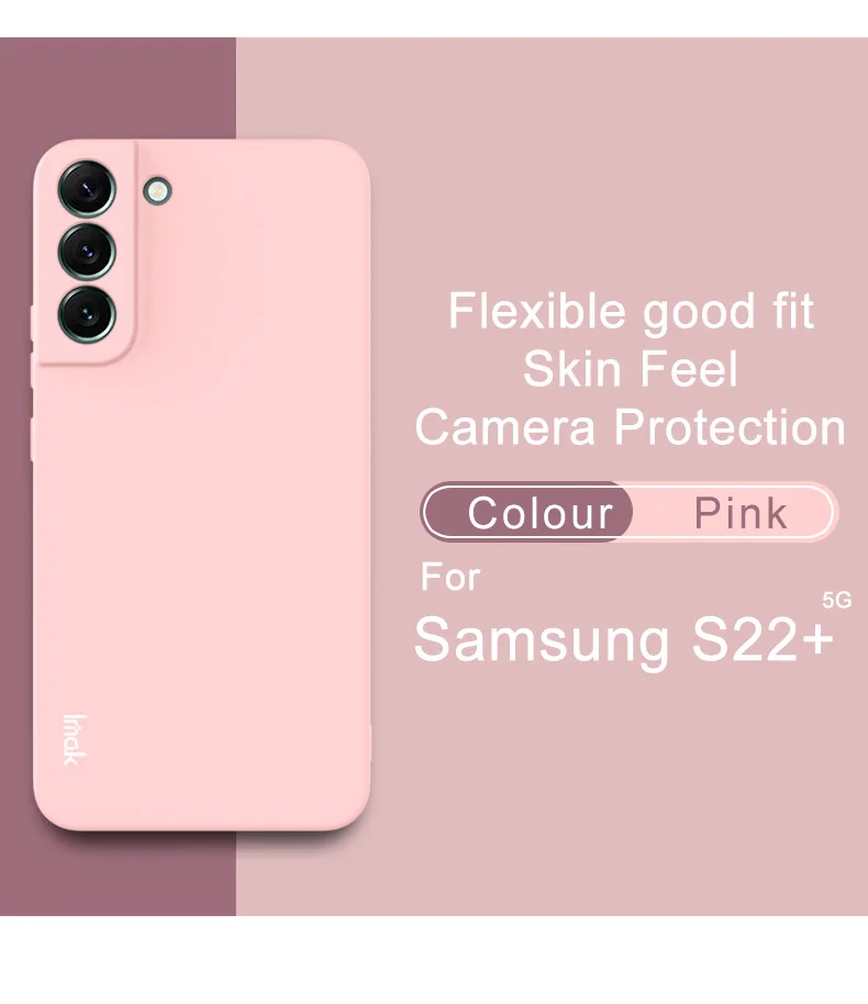 silicone case for samsung for Samsung Galaxy S22 Case IMAK UC-2 Frosting Flexible Thin and light Soft Back Cover for Samsung S22 Plus samsung silicone case