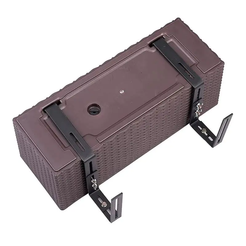 Staffe Per Fioriere Da Balcone - 2 Pezzi Regolabili - Per Recinzioni E Finestre - Resistente - Foto 13