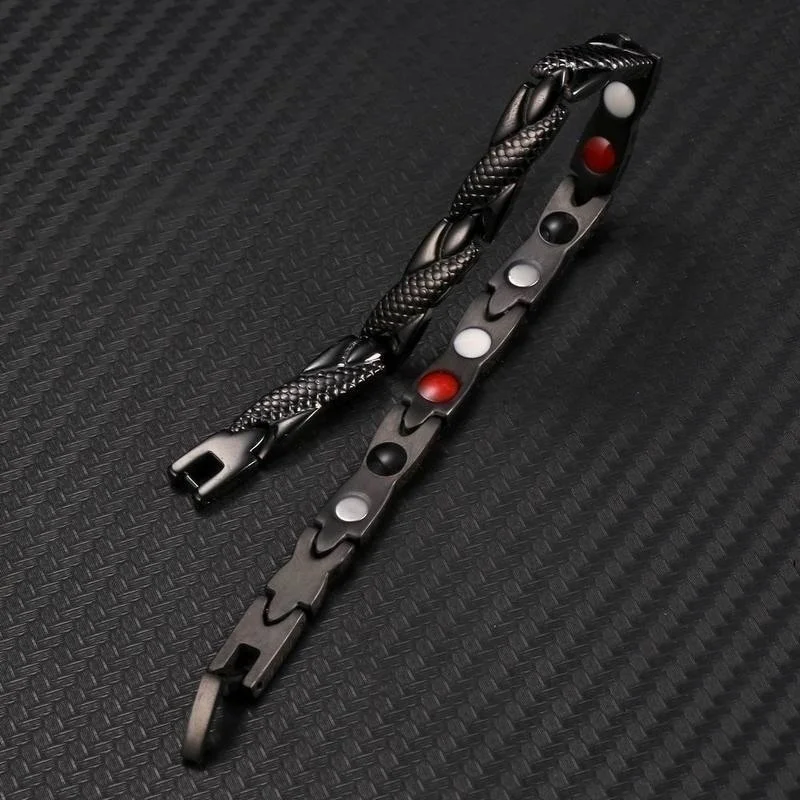 Magnetic Bracelet Trendy Energy Magnets Bracelet For Men Slimming Bangles Twisted Therapeutic Magnetic Bracelets Healthcare Jewelry