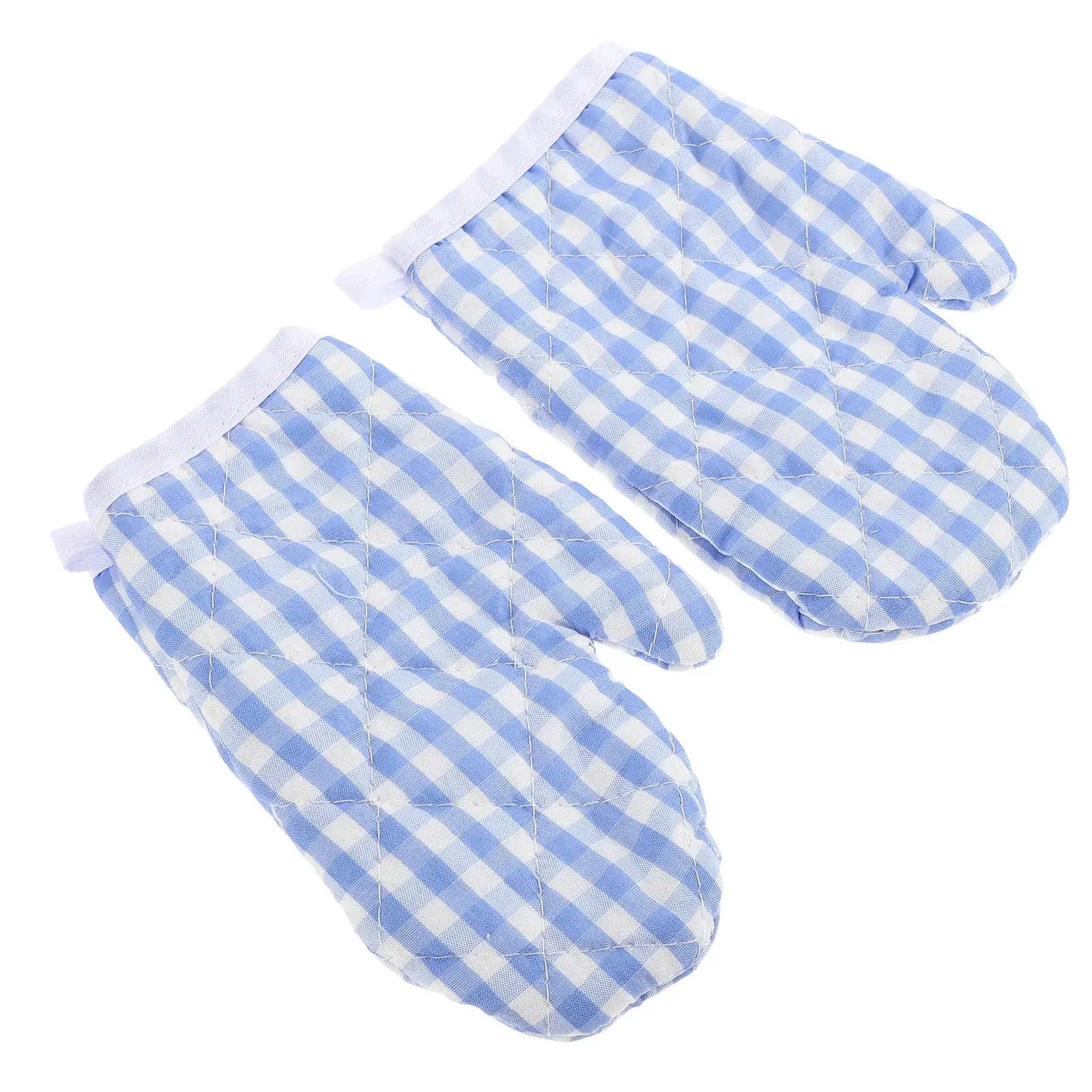 

2 Pcs Children's Oven Gloves Mat Kids Heat Resistant Mitts Kitchen Toddler Gifts Small Cooking Polyester Woman Girl Accessories
