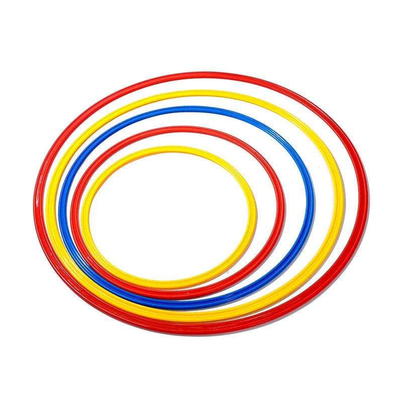 40cm High Quality Multicolor Soccer Ball Training Circle Rings Football Speed Agility Hoops With