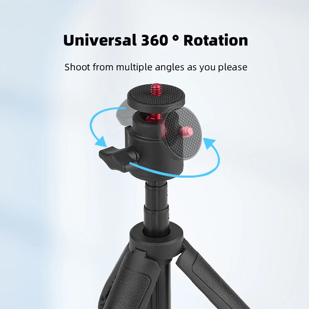 TELESIN Treppiede monopiede flessibile per selfie stick per GoPro insta360 ovunque senza qualsiasi strumento per telefono con fotocamera IPhone universale  44