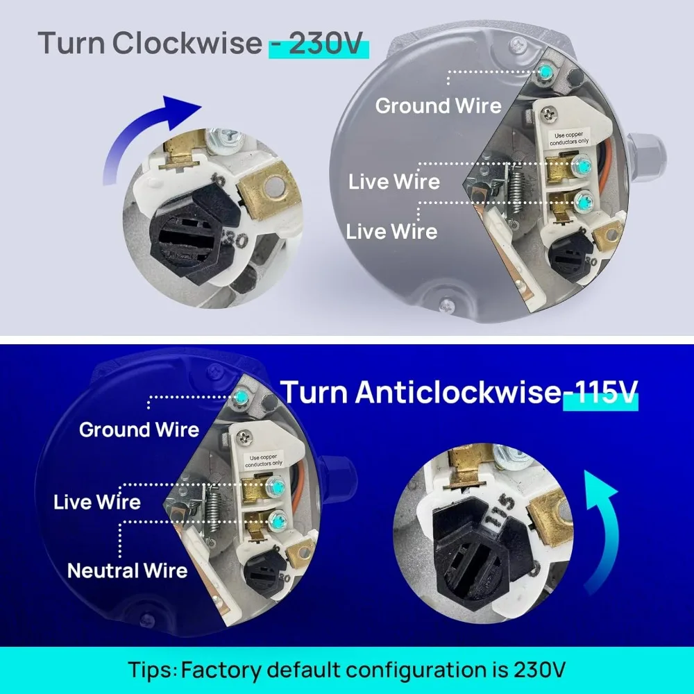 AQUASTRONG 1.5 HP Shallow Well Jet Pump, 4250 GPH, 115/230V, Cast Iron Booster Pump for Irrigation and Gardening
