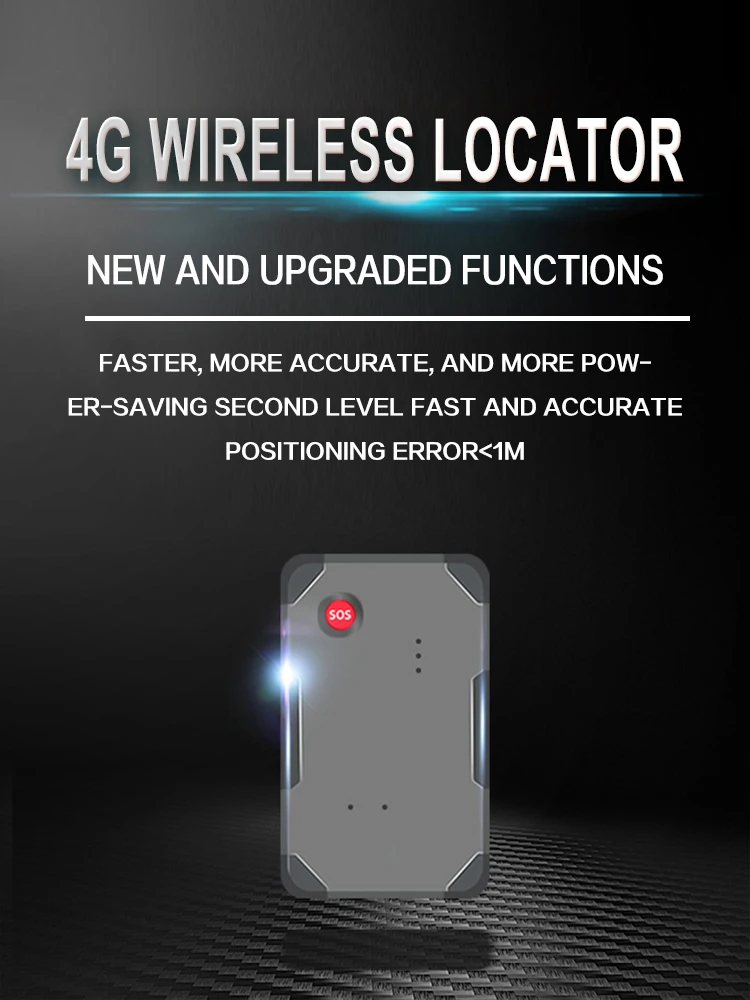 W07 4G GPS Tracking Locator Device Mini Portable Personal GPS Tracker With Magnetic Chip Easy Installation