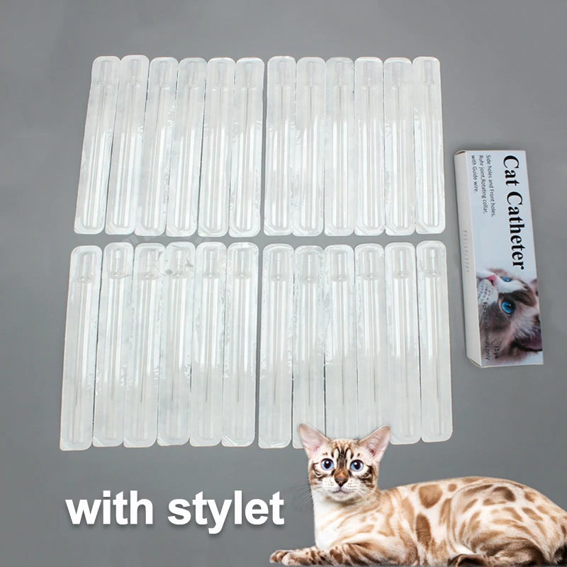 

Мочевой катетер Cat со стилусом 3Fr 4Fr, ветеринарные расходные материалы