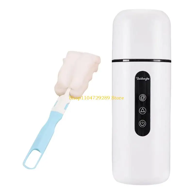 D8KE 500ml 자동차 가열 케틀 누출 방지 디자인 커피 및 음료를 쉽게 휴대 할 수 있습니다.