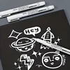 2/3/5pcs White Paint Markers Waterproof Rubber Permanent 1.0mm Marker Pen Car Tyre Tread Environmental Tire Painting Graffti 6