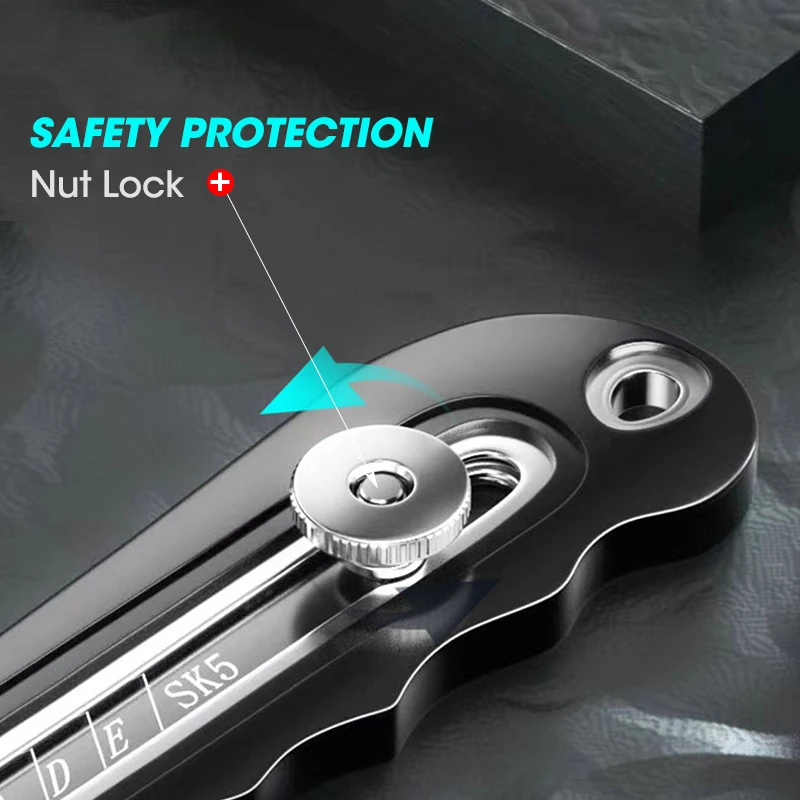 Durable Industrial Utility Knife,Replaceable High Carbon Steel Blade,Stainless Steel Paper Cutter,Office Art Student Supplies 4