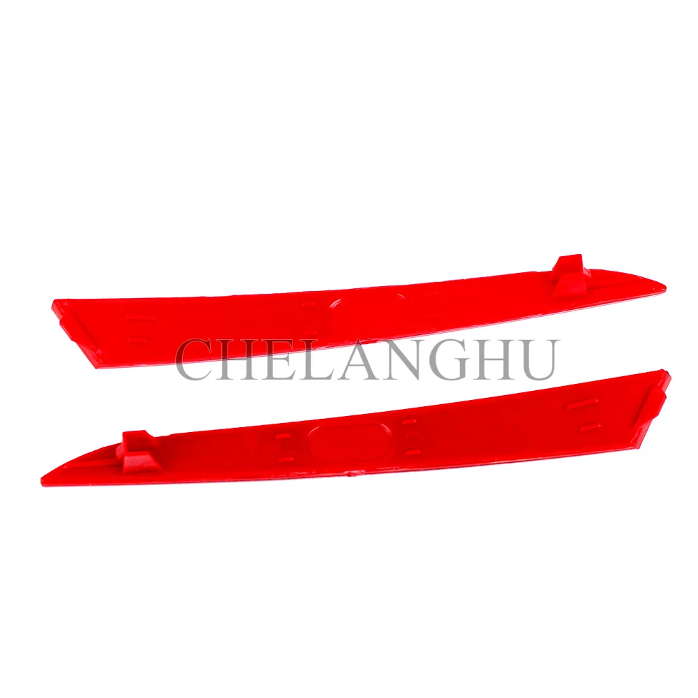 For Seat Ibiza 4 Door 2009 2010 2011 2012 Car-styling Red Rear Bumper Reflector Tail Light Bars Brake Parking Warning