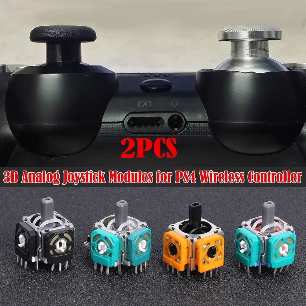 2PCS Gaming Handle Hall Rocker Joystick Sensor Replacement Joystick Analog 3D Rocker Axis PS4 PS5 Xbox 360 Joystick Replacement
