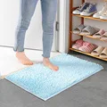 

Floor wholesale chenille bedroom kitchen living room carpet bathroom door absorbent non-slip floor mats gray22