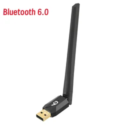 High - Speed Bluetooth 6.0 USB Adapter for Seamless Wireless Connectivity (Bluetooth 6.0)