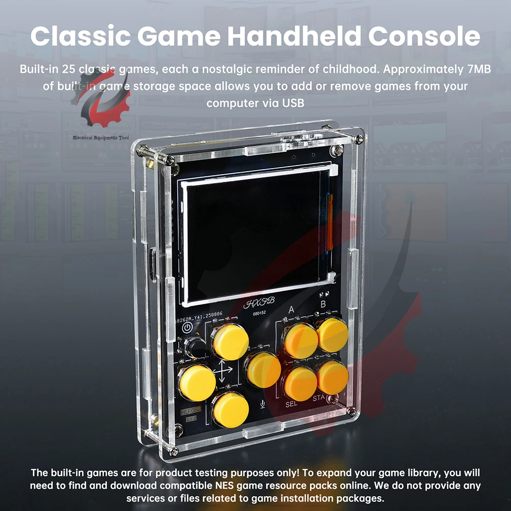 รูปสินค้า ชุดเกม DIY จอ LCD 25 เกม นาฬิกา อุปกรณ์พกพา