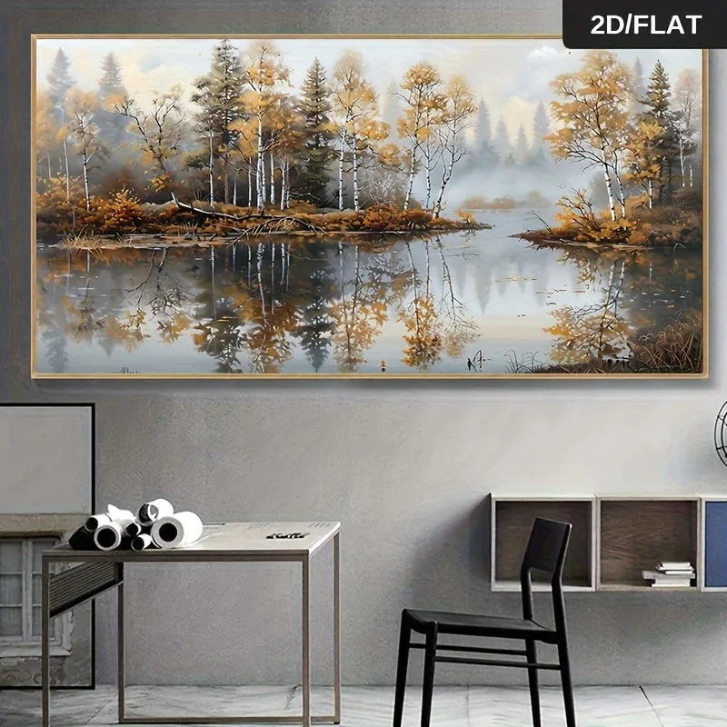 Modern Abstract Forest Landscape 3