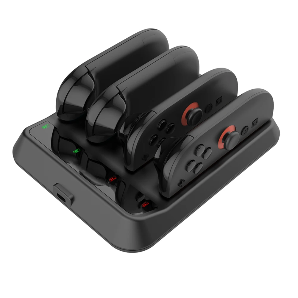 Controller Charger Dock for Nintendo Switch 2 Joycons Charging Stand Station for Nintendo Switch Accessories Support 4 Joy-con