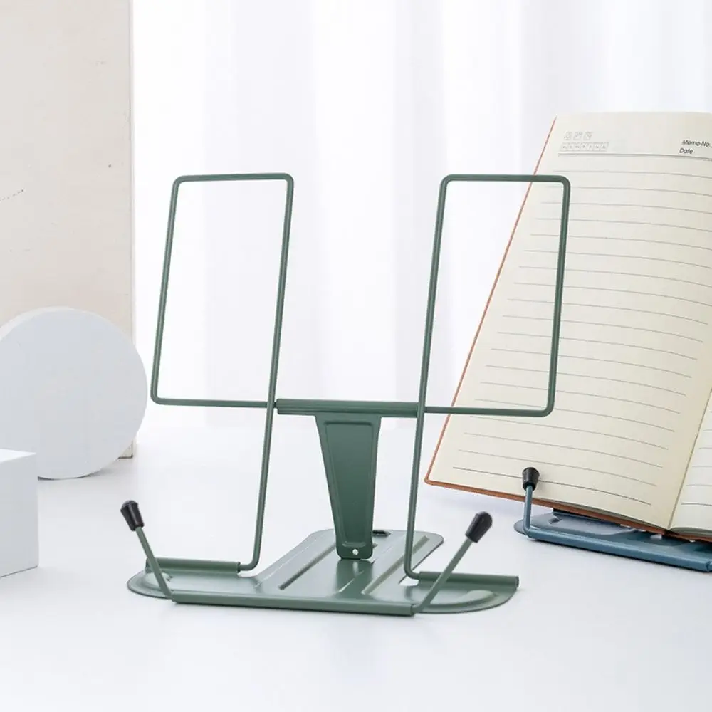 Portable Metal Office School Adjustable Student Stationary Book Holder Read Bookshelf Read Rack Book Stand book holder book stand reading stand