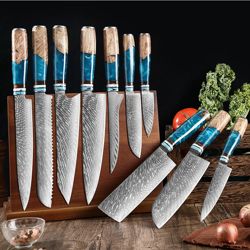 Couteau de Chef KATANA 20 | Acier VG10 Damas 8