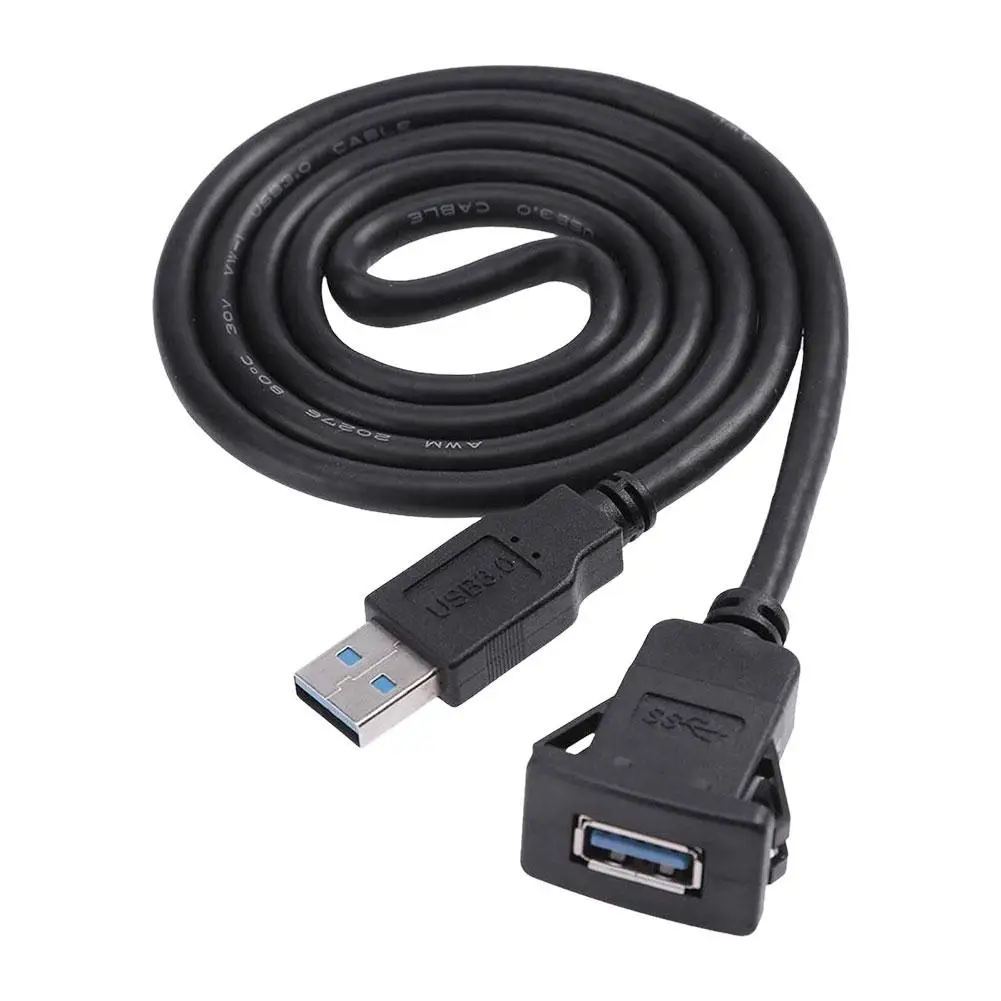 

Car Dashboard Extension Cable Usb Panel Cable Waterproof To Cable Usb2.0 Female Extension Cable Car Male 1m Q6l7