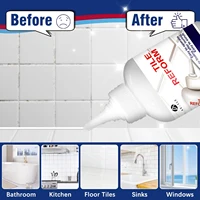 150ml Ceramic Tile Joint Waterproof Bathroom Ceramic Grout Repair Agent Grout Tiling Ceramic Tile Filler Refill Agent For Floor