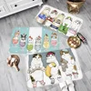 Funny Cat mofusand Floor Mat Nordic Style Home Doormat Bathroom-Toilet Mats Bedroom Hotel Decor Mat 1