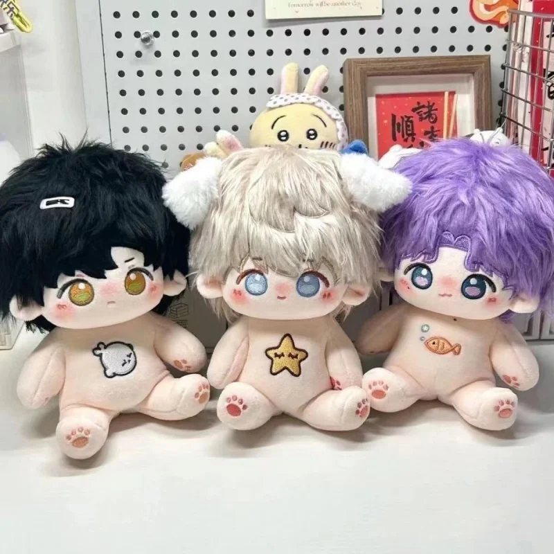 Anime Love and Deepspace Xavier Zayne Rafayel  20cm Plush Dolls Toy Nude Doll Plushie Cosplay 6980 Kids Gift