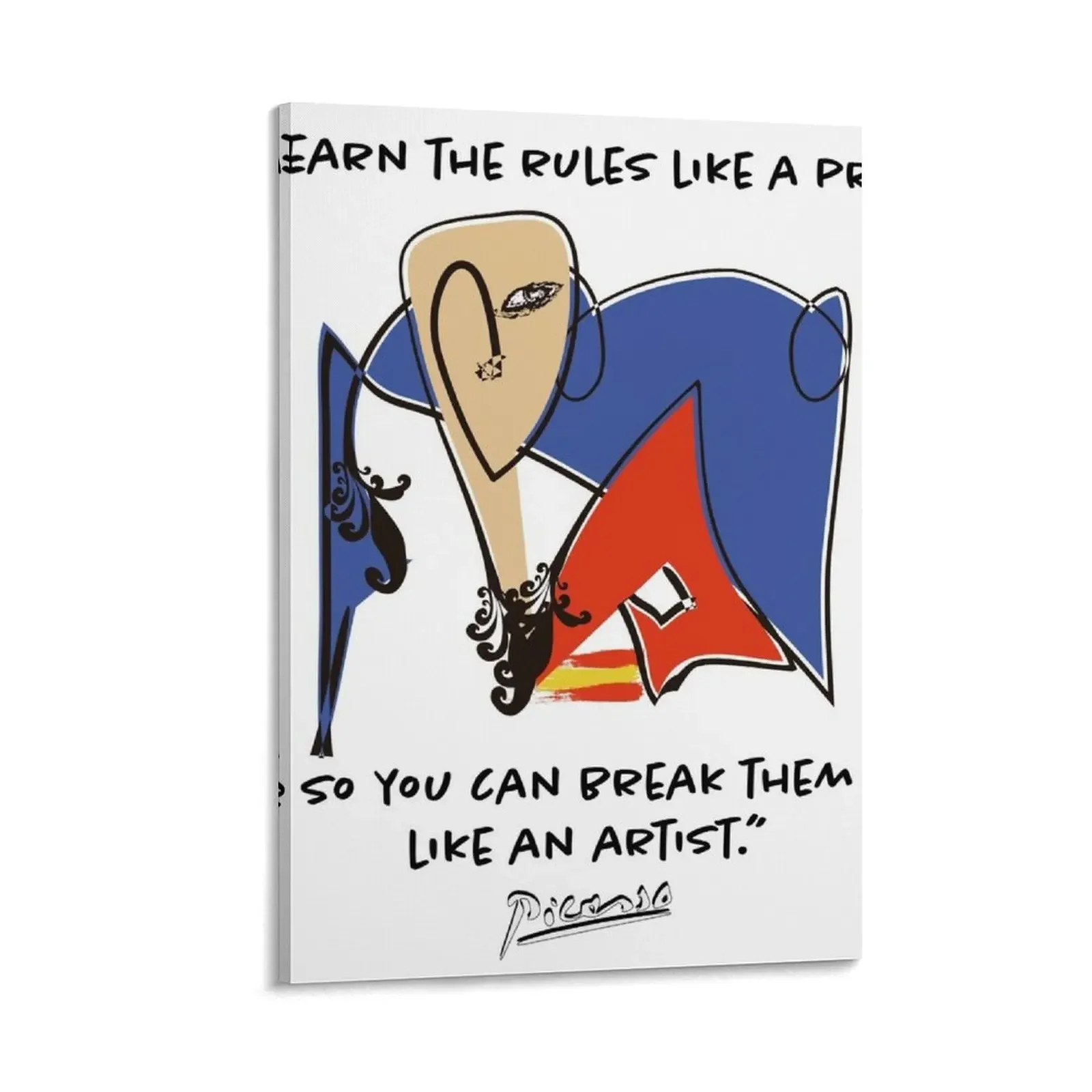 

Breaking the rules like an Artist Canvas Painting luxury home decor Decor for room Paintings on canvas for living room